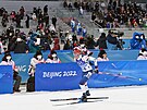 Markéta Davidová ve vytrvalostním závod na olympiád v Pekingu.