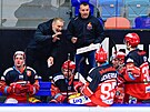 Utkání 48. kola hokejové extraligy: Mountfield Hradec Králové - Rytíi Kladno....