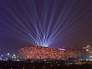 Na pekingském stadionu Ptaí hnízdo oficiáln vzplane olympijský ohe. (4....