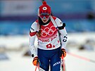 Probíhající závod biatlonistek v Pekingu 2022. eka Jessica Jislová. (5. února...