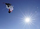 Trénink snowboardist na ZOH v Pekingu 2022. (8. února 2022)