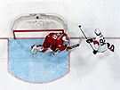 Olympijský turnaj mu v ledním hokeji. Úvodní zápas Rus proti výcarsku....