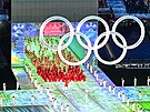 Slavnostní zahájení XXIV. zimních olympijských her, 4. února 2022, Peking.