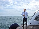 Ruský prezident Vladimir Putin se na luxusní jacht setkal se svým bloruským...