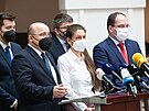 Poslanecký klub SPOLU na tiskové konferenci k pandemickému zákonu (1. února...
