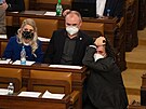 Jednání Snmovny k vládní novele pandemického zákona (1. února 2022)