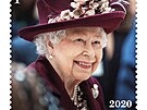 Královna Albta II. na známce k jejímu platinovému jubileu panování (2022)