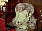 Královna Albta II. na snímku z 2. února 2022 z panství Sandringham k...