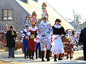 V obci Studnice se masopustní obch�zky uchovaly v p�vodní podob�.