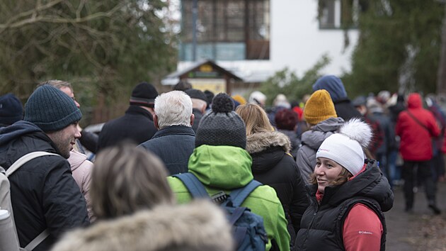 O prohldku chaty Bohumila Hrabala v Kersku je velk zjem. (5. nora 2022)