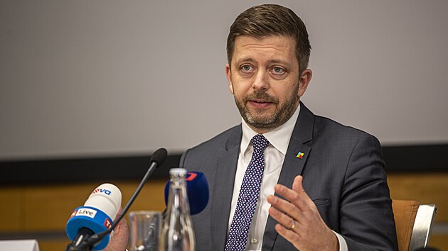 Ministr vnitra Vít Rakušan potvrdil jmenování současného náměstka policejního prezidenta Martina Vondráška policejním prezidentem. (1. února 2022)