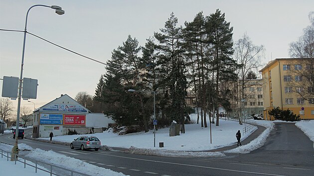 Proluku na zelen� plo�e pobl� m�stsk�ho ��adu v �i�kov� ulici chce m�sto vyu��t tak� pro v�stavbu byt� i rodinn�ch dom�.