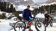 Fat Bike si v Dolomitech opravdu uijete.