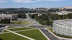 Souasný stav na kiovatce tídy Tomáe Bati a ulice tefánikova