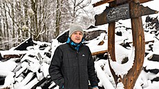 Majitel vyho�elé chaty Tesák Miroslav Nakládal (únor 2022)