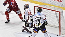 Utkání 49. kola hokejové extraligy: HC Ocelái Tinec - HC Sparta Praha. tvrtý...