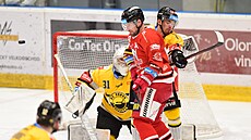 Utkání 44. kola hokejové extraligy: HC Olomouc - HC Verva Litvínov.