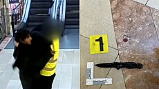 Pra��tí policisté pátrají po neznámém úto�níkovi, který napadl ostrahu objektu...
