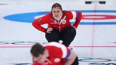 �eská man�elská dvojice Paulovi v Pekingu 2022. (5. února 2022)