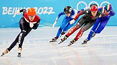 Rychlobruslení na krátké dráze � �eny 500 m. (5. února 2022)