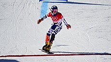Zuzana Maděrová během závodu na ZOH v Pekingu 2022. (8. února 2022)