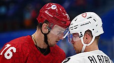 Olympijský turnaj mu�� v ledním hokeji. Úvodní zápas Rus� proti �výcarsku. Rus...