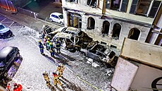 Siln opilý idi kamionu v bavorském Fürthu naboural více ne 30 zaparkovaných...