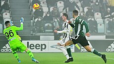 Duan Vlahovi, nová posila Juventusu Turín, se trefil hned zkraje svého debutu...