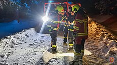 Hasi�i p�i pátrání po ztracené turistce v oblasti And�lského vrchu na...