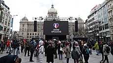 Demonstrace na Václavském nám�stí proti pandemickému zákonu (5. února 2022)