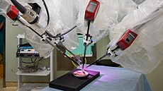 Robot da Vinci Xi pi nácviku operace