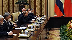 Ruský prezident Vladimir Putin p�ilet�l do �íny na zahájení olympijských her....