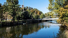 Na �ece Svratce v Brn� má podle plán� m�sta vzniknout vodácký kanál, práce na...