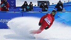 Max Parrot ve slopestylu na olympijských hrách v Pekingu.