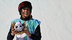 Čínská reprezentantka Eileen Guová je první olympijskou šampionkou v lyžařském...