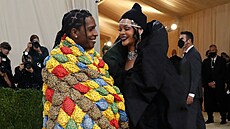 A$AP Rocky a Rihanna na Met Gala (New York, 13. záí 2021)