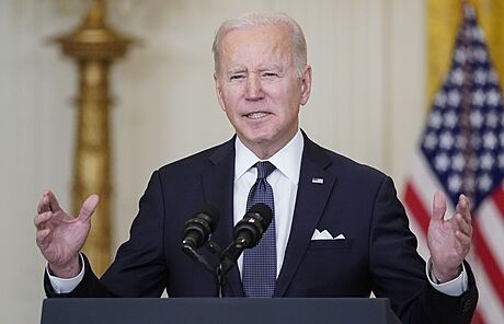 Americký prezident Joe Biden (15. února 2022)