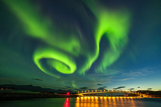 Polární zá�e nad Tromsø