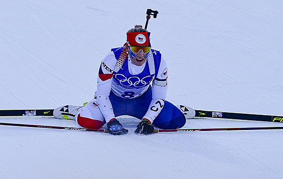 Lucie Charvátová po olympijském závodu �tafet