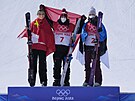 Zlatou medaili v lyaském slopestylu vybojovala Mathilde Gremaudová ze...