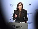 Viceprezidentka USA Kamala Harrisová na Mnichovské bezpenostní konferenci (19....
