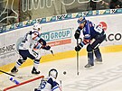 Hokejová extraliga, 44. kolo, Kladno - Kometa Brno. Vpravo Jaromír Jágr