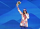 Rychlobruslaka Martina Sáblíková pevzala bronzovou medaili za svj výkon na...