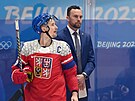 Olympijský turnaj mu v ledním hokeji. eský hokejový trenér Filip Peán a...