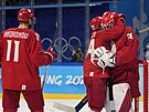 Olympijský turnaj v ledním hokeji. Rusko - Dánsko 3:1 (16. února 2022)