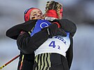 Nmky Katharina Hennigová a Victoria Carlová jsou pekvapiv olympijskými...