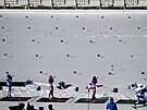 Markéta Davidová v akci na ZOH v Pekingu 2022. (18. února 2022)