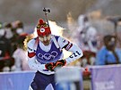 Michal Krmá v závodu na 15 kilometr na ZOH v Pekingu 2022. (18. února 2022)