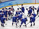 Olympijský turnaj v ledním hokeji. Zápas o bronz. védsko - Slovensko. (19....