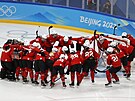 Hokejové semifinále en, Kanada - výcarsko.